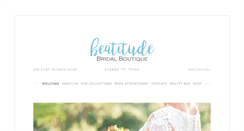 Desktop Screenshot of beatitudebridal.com